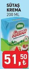 SÜTAŞ KREMA 200 ML fiyat ve kampanya bilgisi